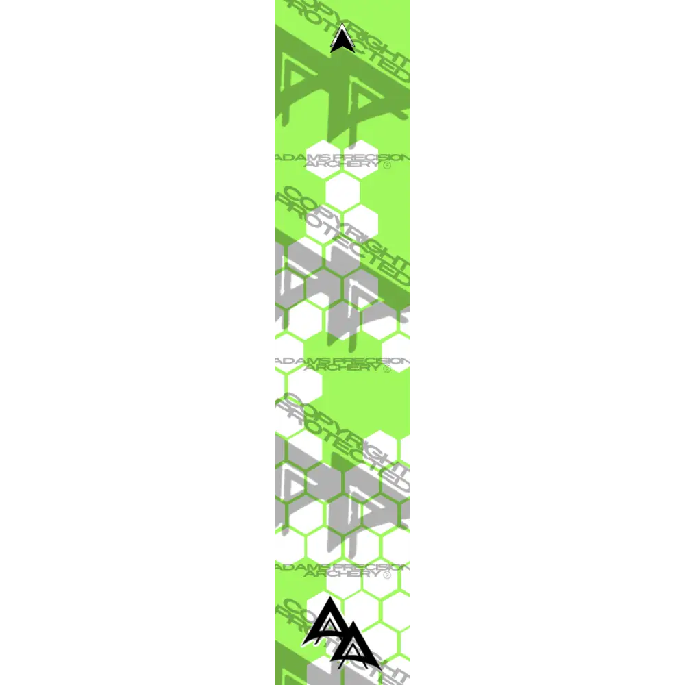 APA SNAKE SKIN SERIES ARROW WRAPS - GREEN MATTE (STANDARD)