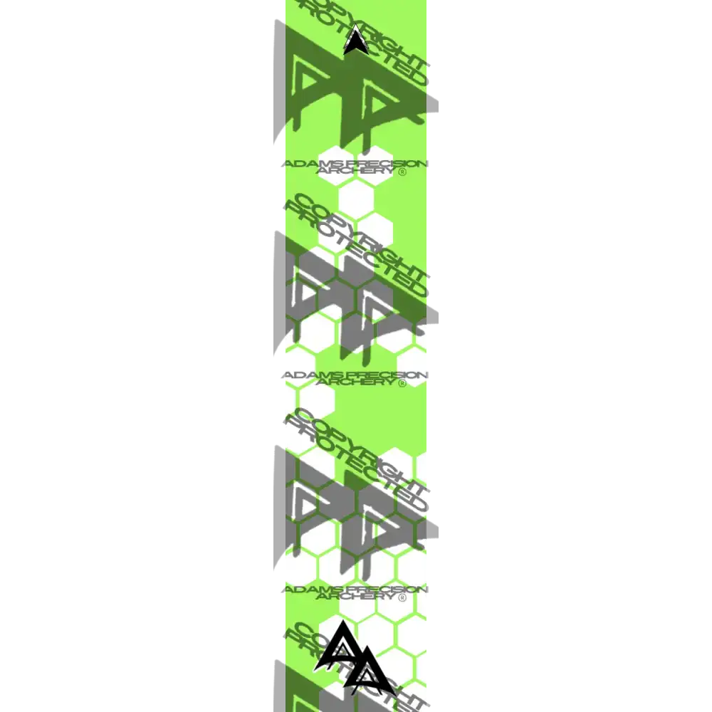 APA SNAKE SKIN SERIES ARROW WRAPS - GREEN MATTE (STANDARD)