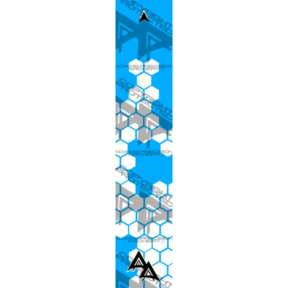 APA SNAKE SKIN SERIES ARROW WRAPS - LIGHT BLUE MATTE (STANDARD)