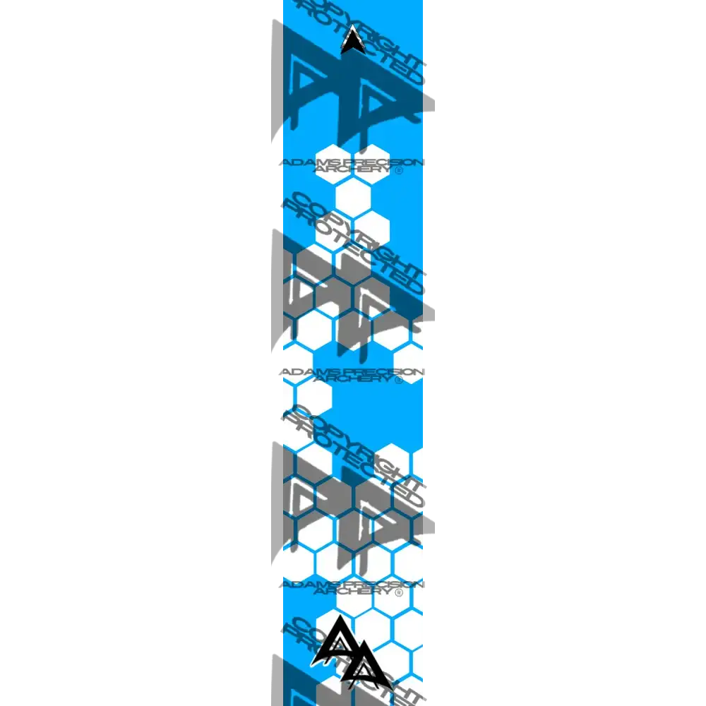 APA SNAKE SKIN SERIES ARROW WRAPS - LIGHT BLUE MATTE (STANDARD)