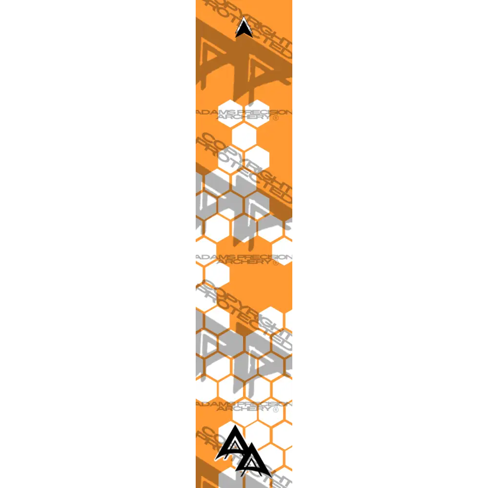 APA SNAKE SKIN SERIES ARROW WRAPS - ORANGE MATTE (STANDARD)