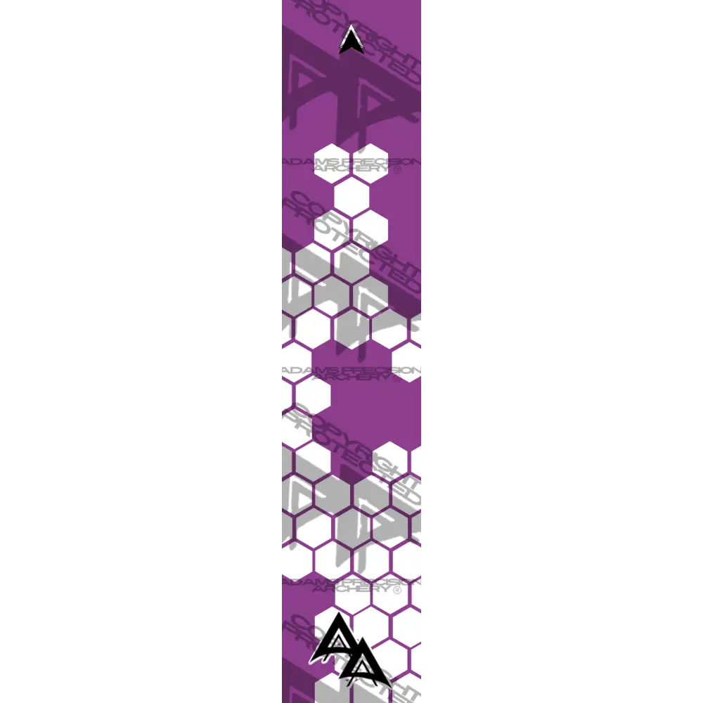 APA SNAKE SKIN SERIES ARROW WRAPS - PURPLE MATTE (STANDARD)