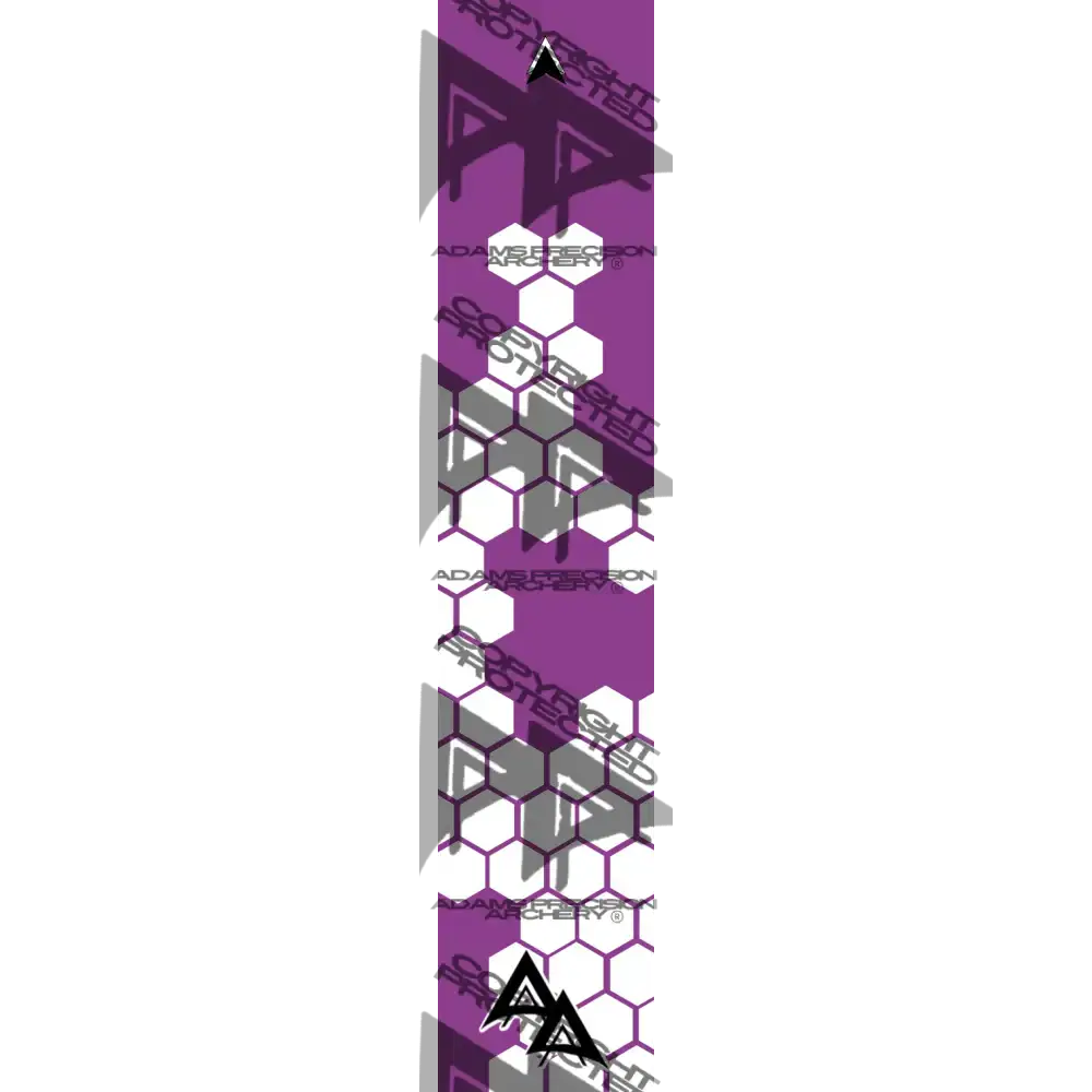 APA SNAKE SKIN SERIES ARROW WRAPS - PURPLE MATTE (STANDARD)