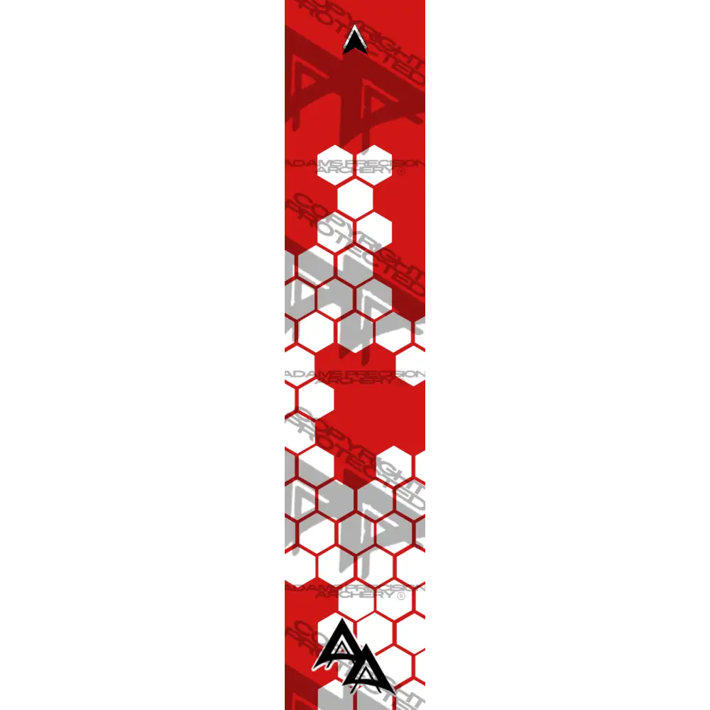 APA SNAKE SKIN SERIES ARROW WRAPS - RED MATTE (STANDARD)