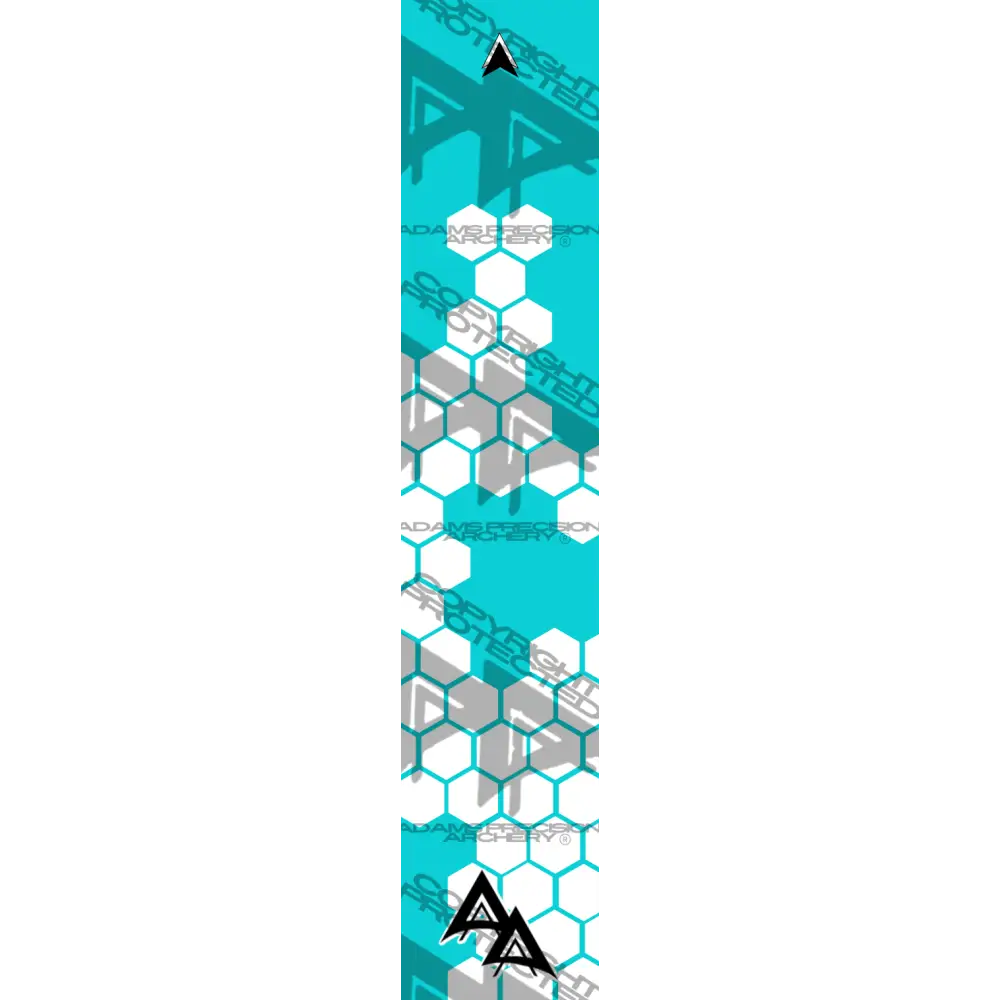 APA SNAKE SKIN SERIES ARROW WRAPS - TEAL MATTE (STANDARD)