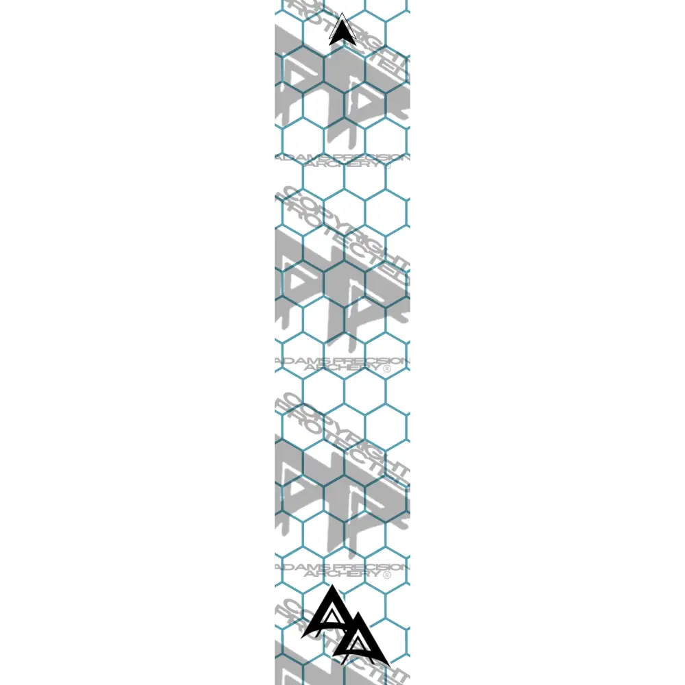 APA TEAL OUTLINE HEX SERIES ARROW WRAP MATTE (STANDARD) APA HEX SERIES