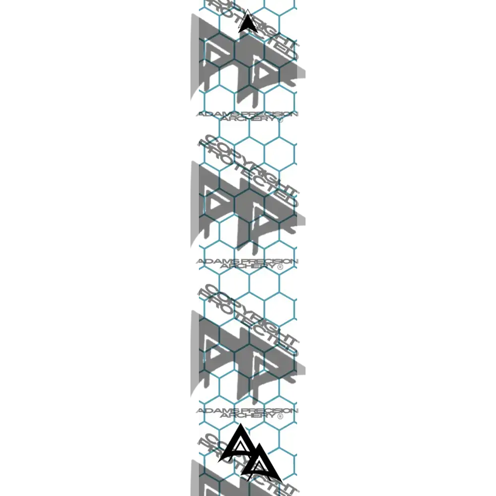 APA TEAL OUTLINE HEX SERIES ARROW WRAP MATTE (STANDARD) APA HEX SERIES