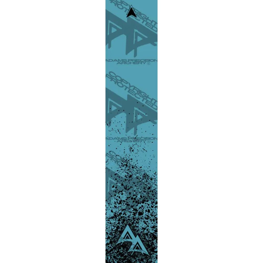 APA TEAL PAINTBALL SERIES ARROW WRAP MATTE (STANDARD) ARROW WRAPS