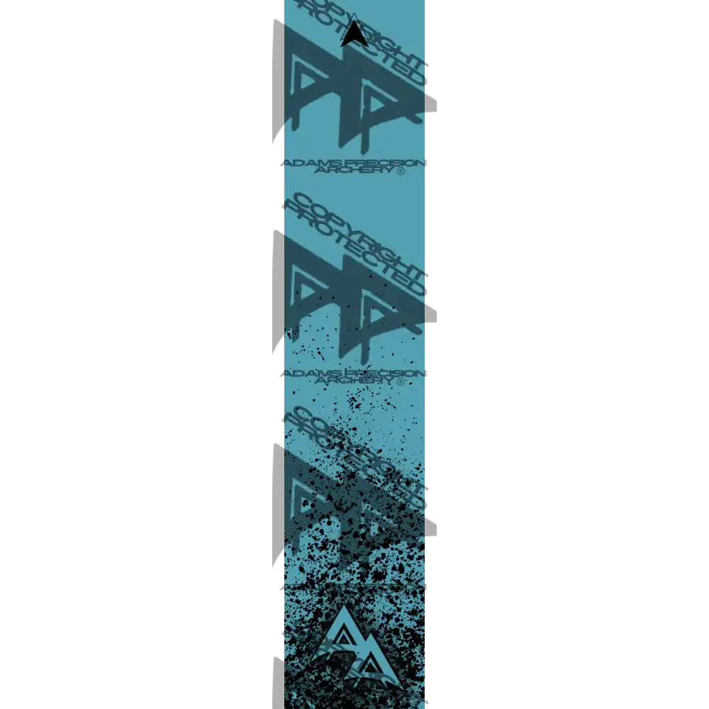 APA TEAL PAINTBALL SERIES ARROW WRAP MATTE (STANDARD) ARROW WRAPS