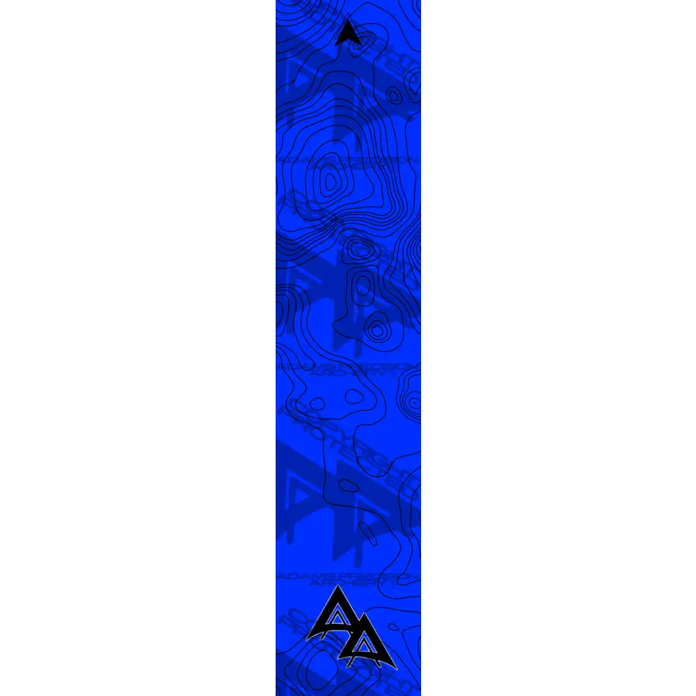 APA TOPO BLUE ARROW WRAP MATTE (STANDARD) / TRADITIONAL ARROW WRAPS