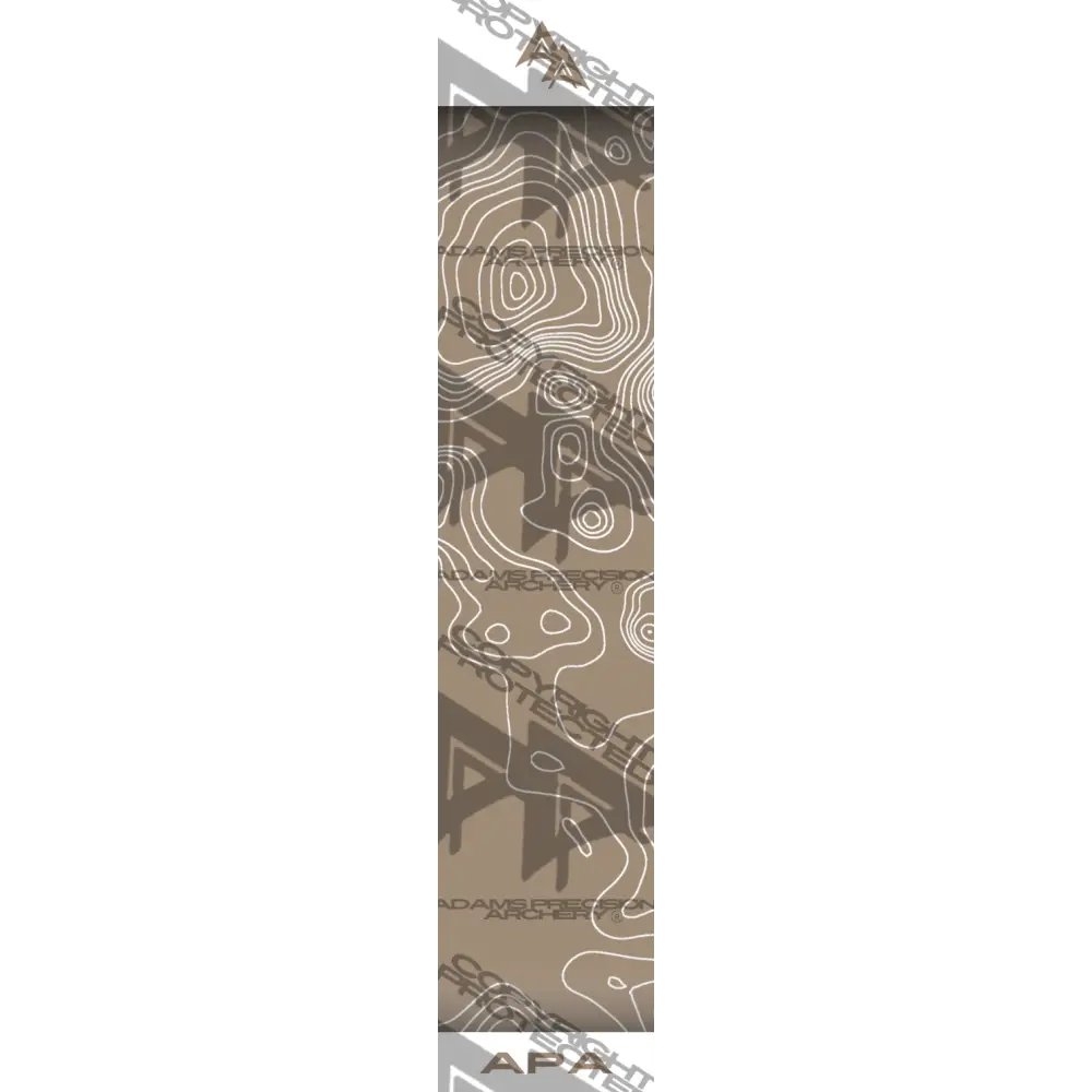 APA TOPO BOURBON INVERSE ARROW WRAP MATTE (STANDARD) / BANDED ARROW WRAPS
