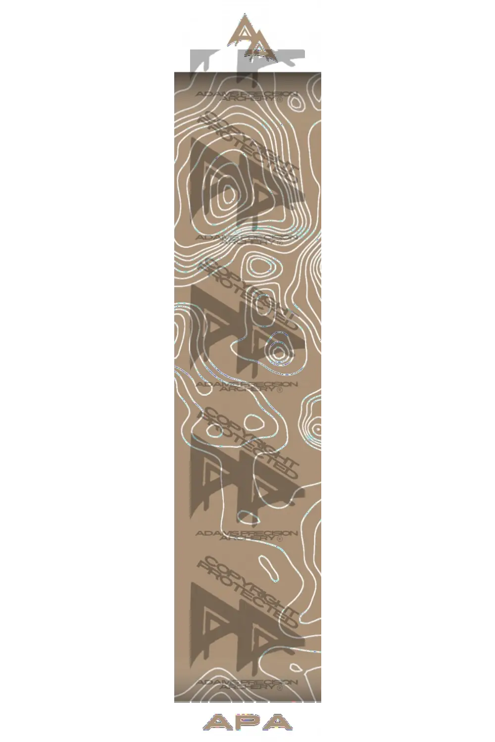 APA TOPO EARTH INVERSE ARROW WRAP MATTE (STANDARD) / BANDED ARROW WRAPS
