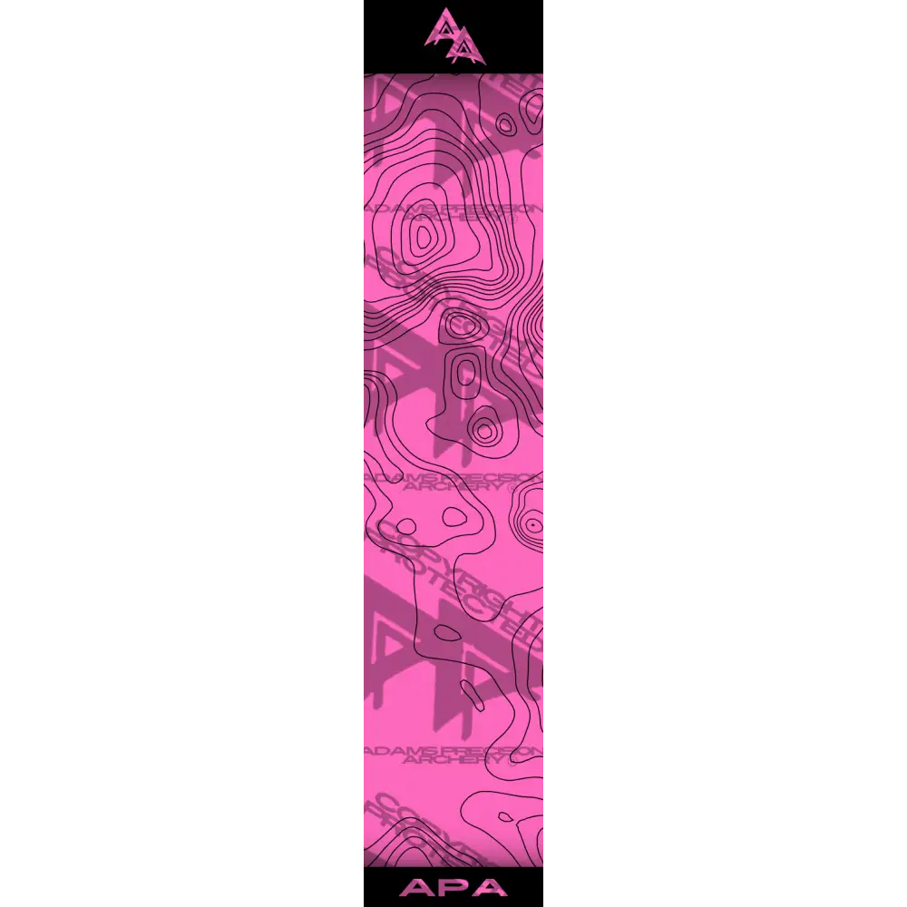APA TOPO FLO PINK ARROW WRAP FLUORESCENT / BANDED ARROW WRAPS