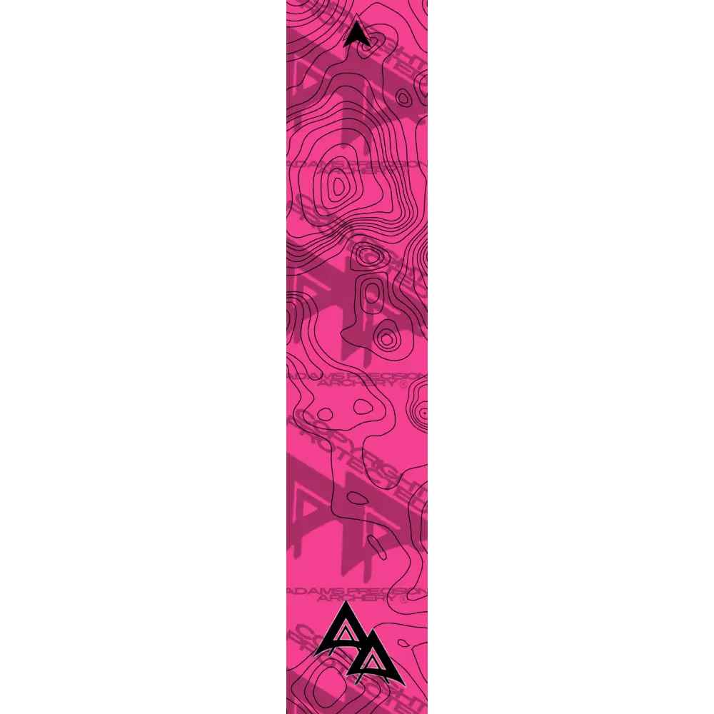 APA TOPO FLO PINK ARROW WRAP FLUORESCENT / TRADITIONAL ARROW WRAPS