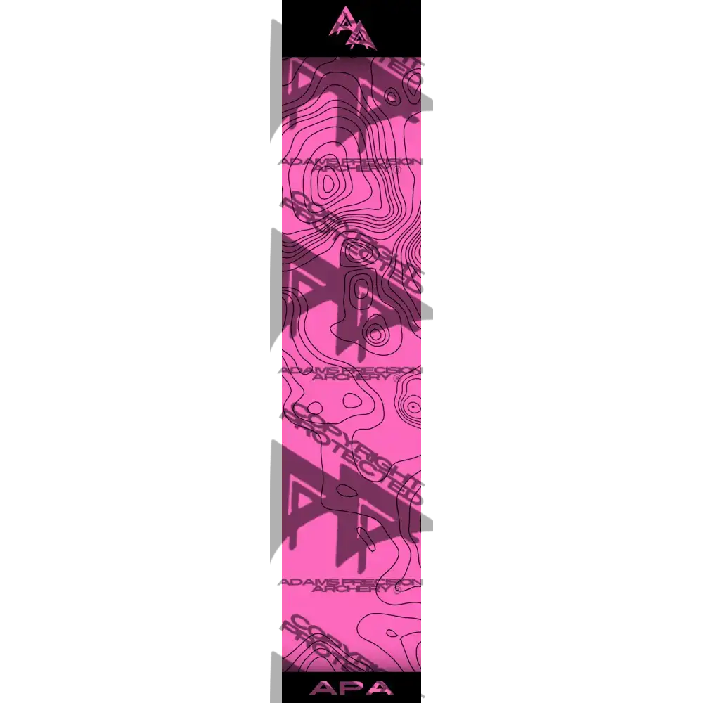 APA TOPO FLO PINK ARROW WRAP FLUORESCENT / BANDED ARROW WRAPS