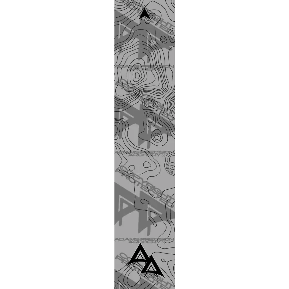 APA TOPO GREY ARROW WRAP MATTE (STANDARD) / TRADITIONAL ARROW WRAPS