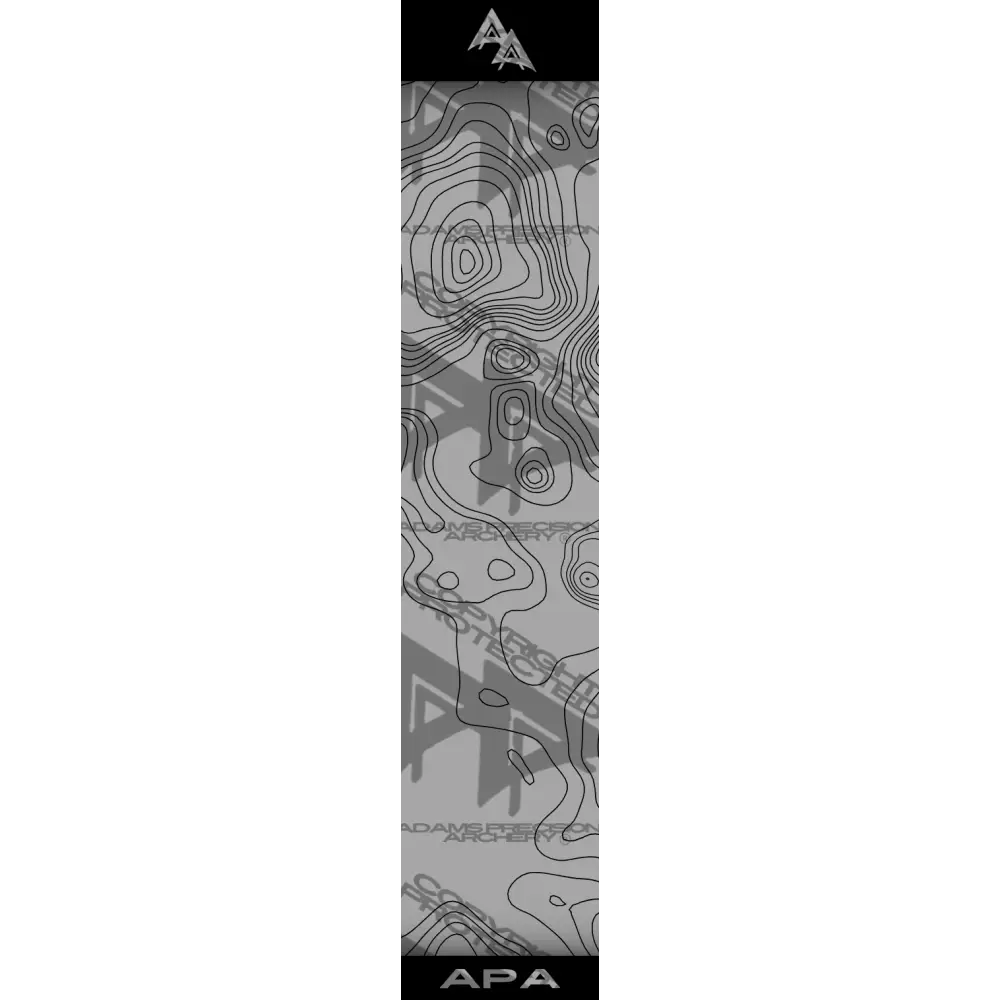 APA TOPO GREY ARROW WRAP MATTE (STANDARD) / BANDED ARROW WRAPS