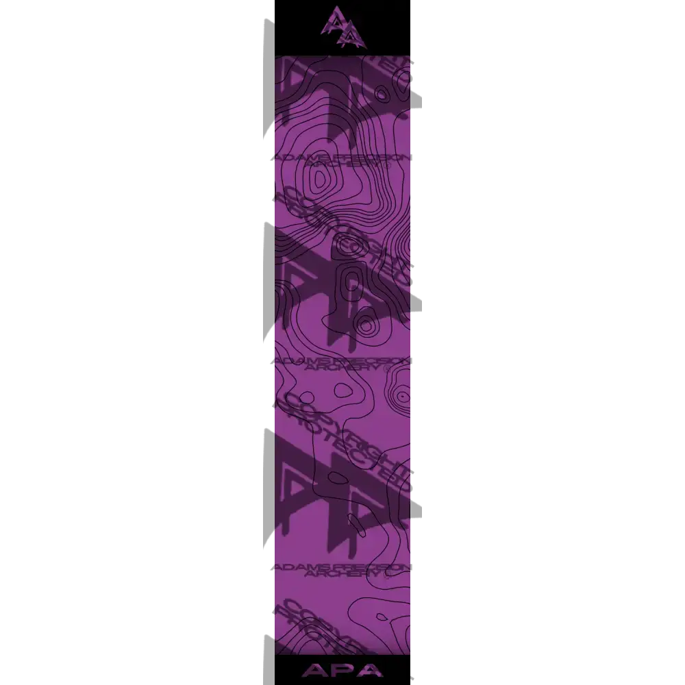 APA TOPO PURPLE ARROW WRAP MATTE (STANDARD) / BANDED ARROW WRAPS