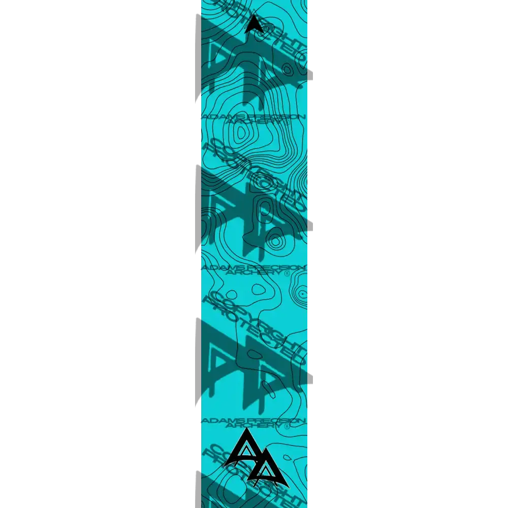 APA TOPO TEAL ARROW WRAP MATTE (STANDARD) / TRADITIONAL ARROW WRAPS
