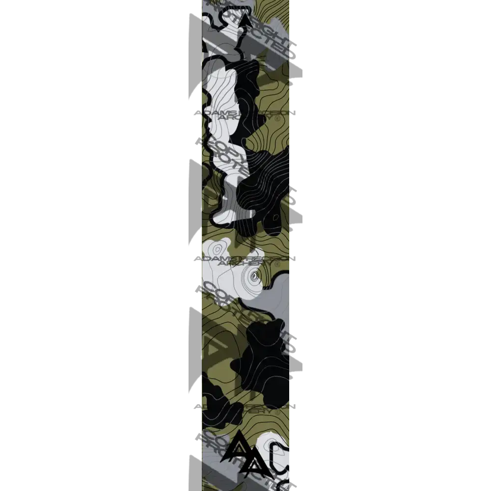 APA TOXIC TOPO CAMO SERIES ARROW WRAPS - OD/BLACK
