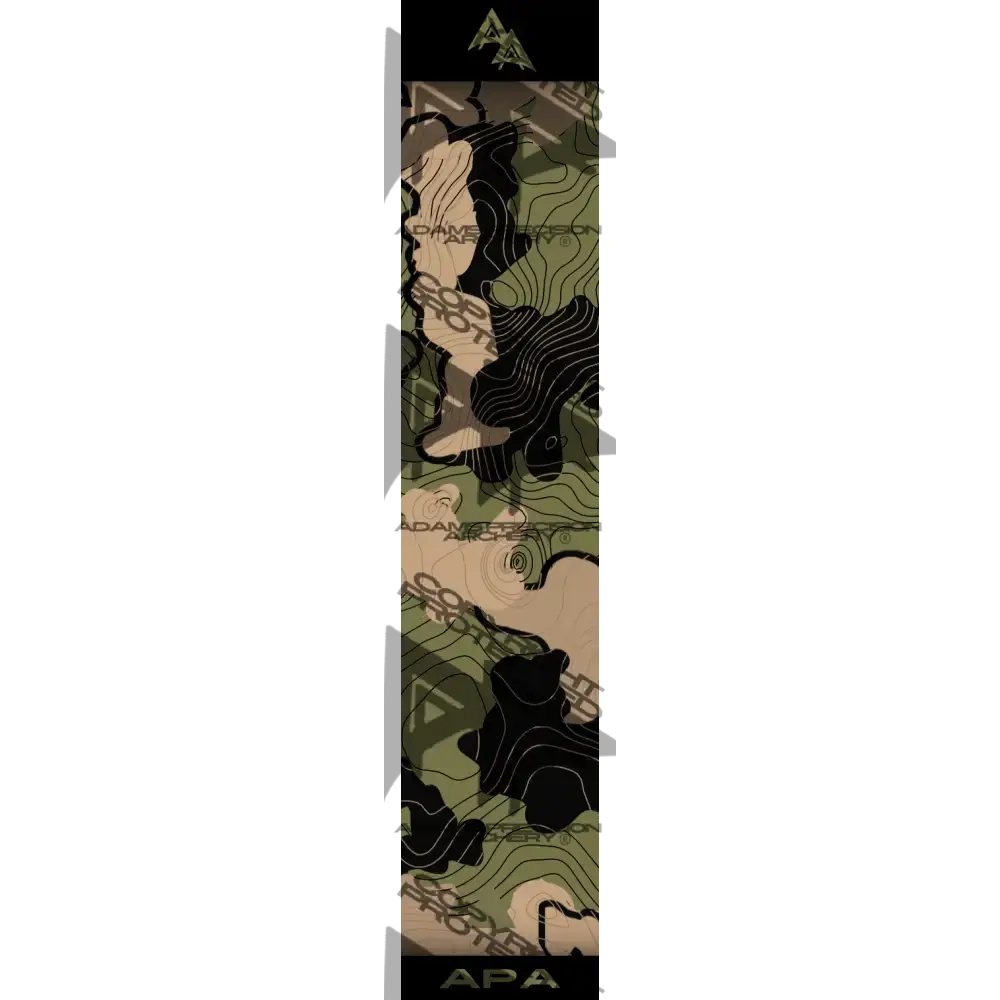 APA TOXIC TOPO CAMO SERIES ARROW WRAPS - OD/SAND