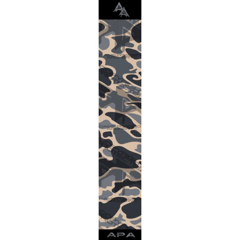 APA VINTAGE DUCK CAMO SERIES ARROW WRAPS - GREY/SAND MATTE (STANDARD)
