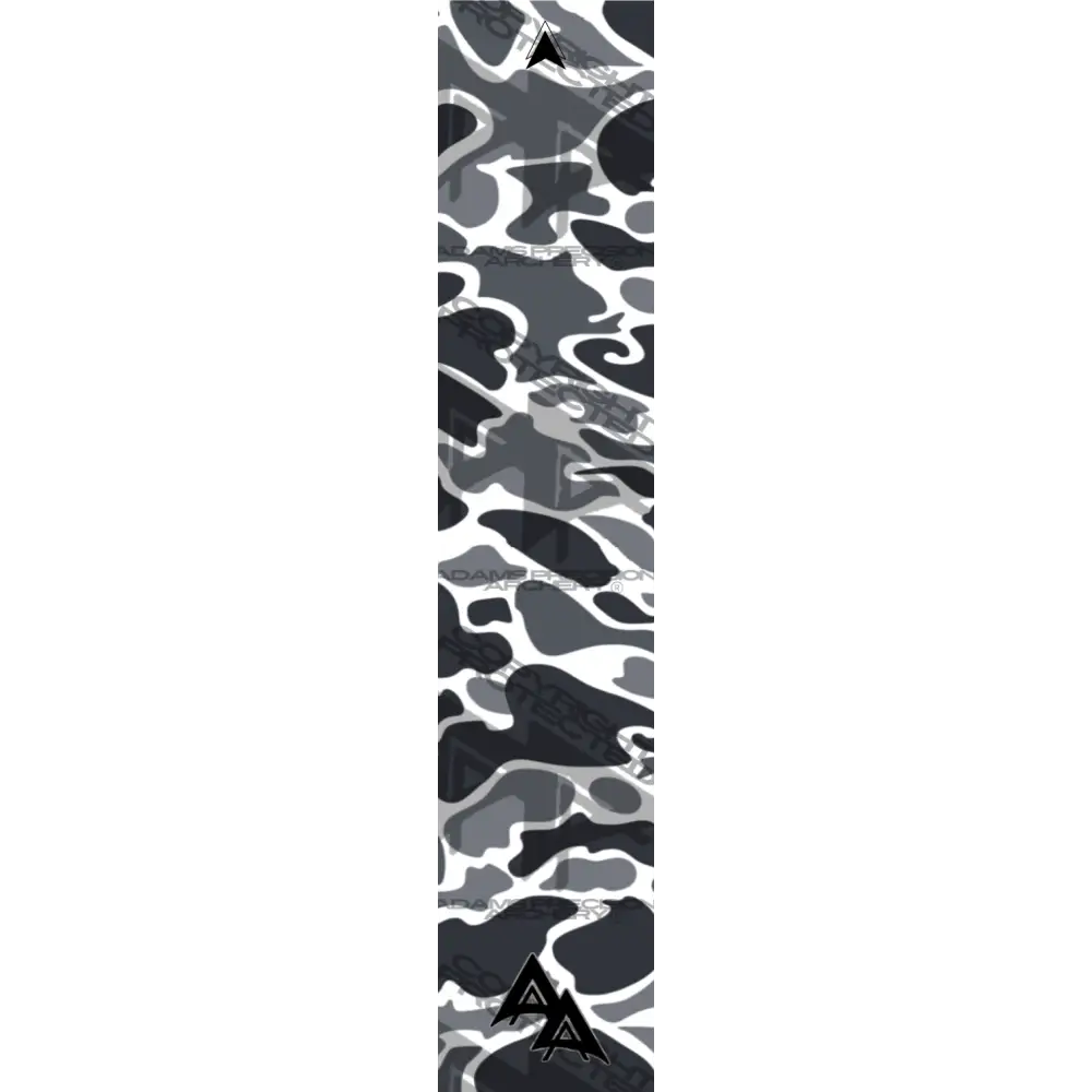 APA VINTAGE DUCK CAMO SERIES ARROW WRAPS - GREY/WHITE MATTE (STANDARD)