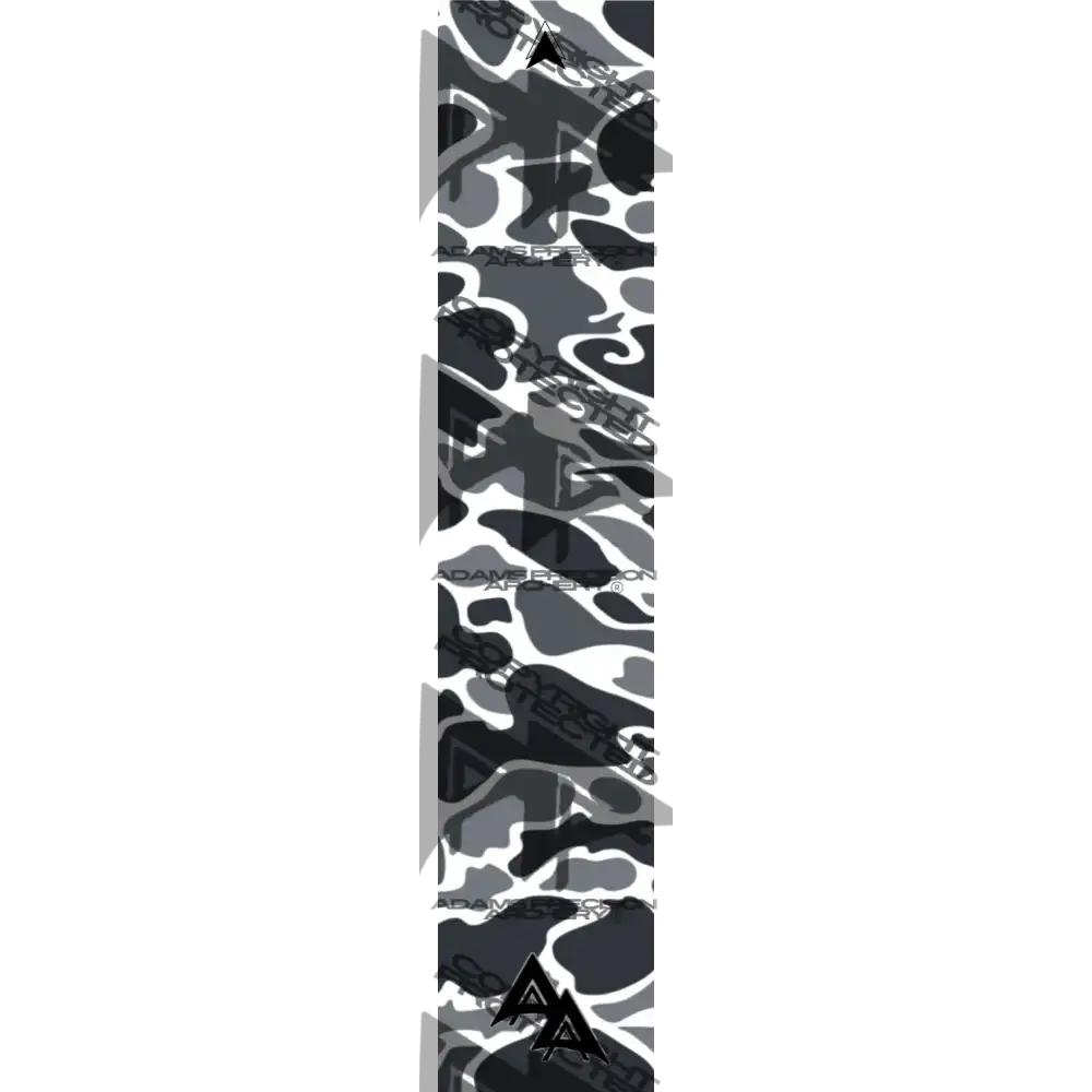 APA VINTAGE DUCK CAMO SERIES ARROW WRAPS - GREY/WHITE MATTE (STANDARD)