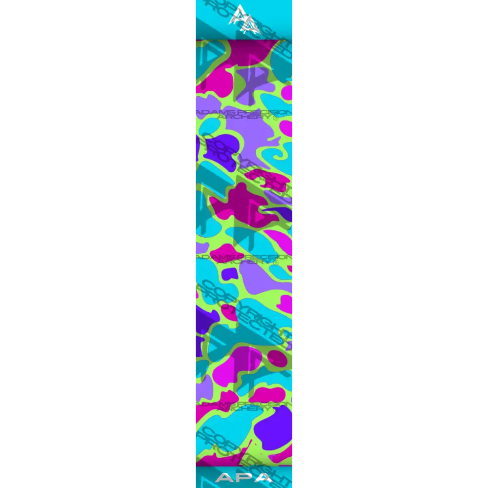 APA VINTAGE DUCK CAMO SERIES ARROW WRAPS - NEON