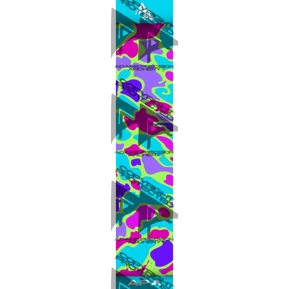 APA VINTAGE DUCK CAMO SERIES ARROW WRAPS - NEON