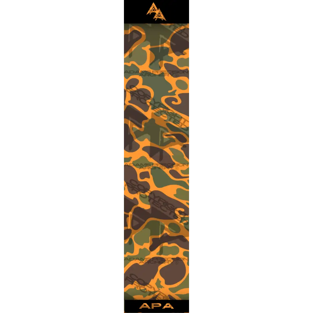 APA VINTAGE DUCK CAMO SERIES ARROW WRAPS - TRADITIONAL/ORANGE