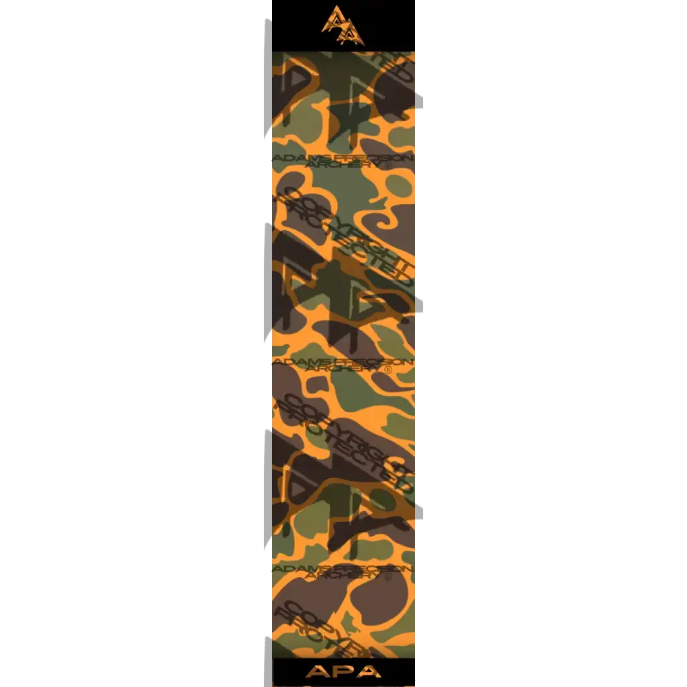 APA VINTAGE DUCK CAMO SERIES ARROW WRAPS - TRADITIONAL/ORANGE