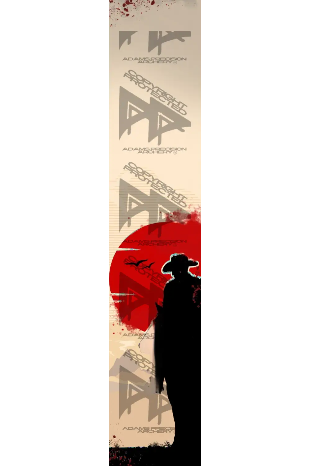 APA WESTERN SERIES ARROW WRAPS - SUNRISE