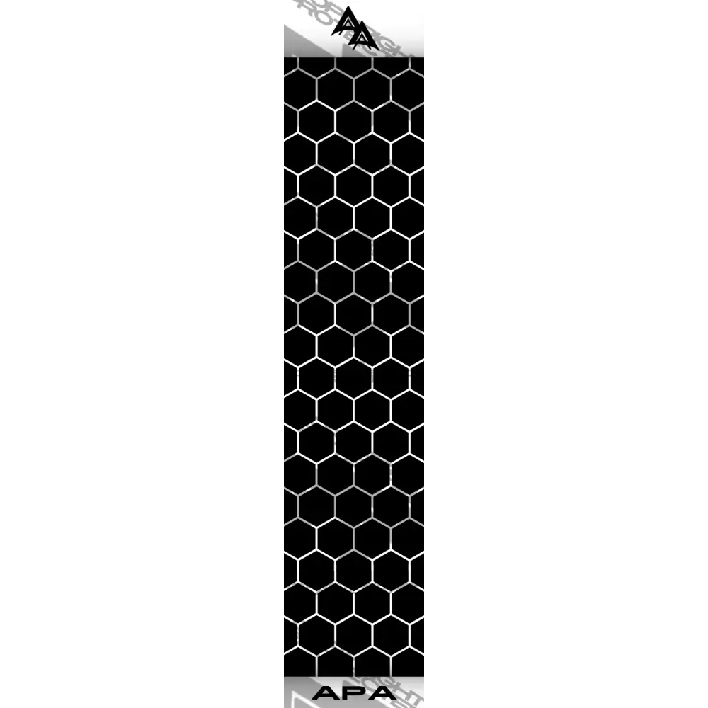 APA WHITE CLOSED HEX SERIES ARROW WRAP MATTE (STANDARD) APA HEX SERIES
