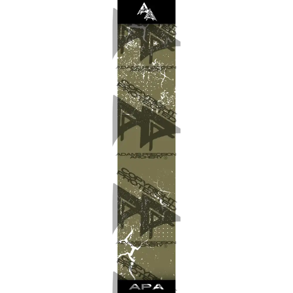 APA WHITE SHATTERED SERIES ARROW WRAP OD GREEN