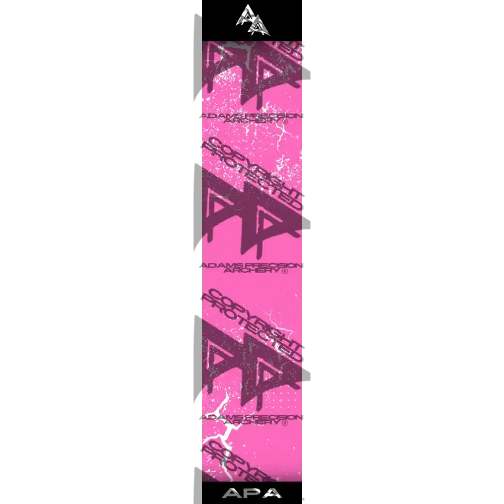 APA WHITE SHATTERED SERIES ARROW WRAP PINK