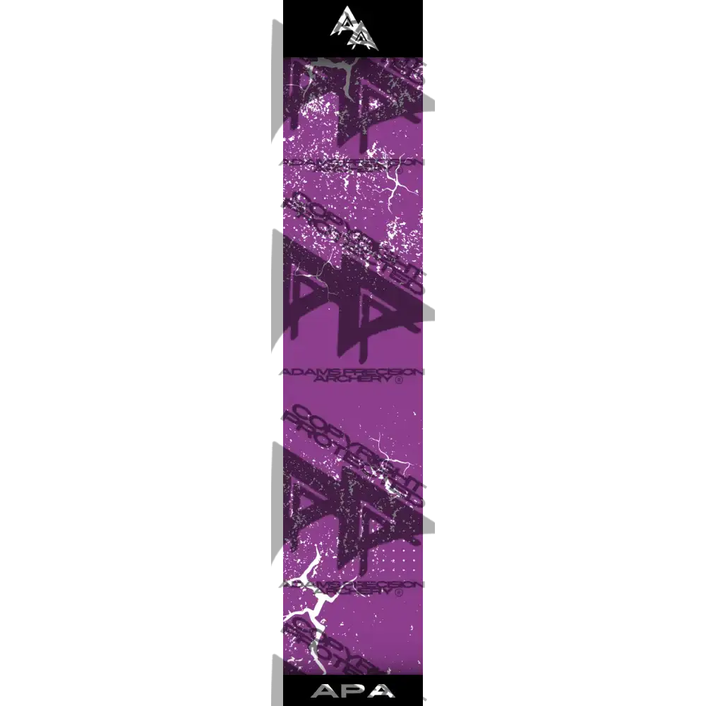 APA WHITE SHATTERED SERIES ARROW WRAP PURPLE