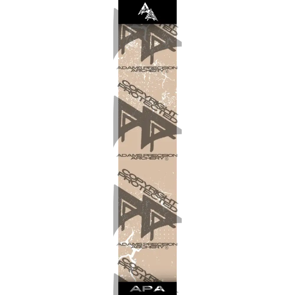 APA WHITE SHATTERED SERIES ARROW WRAP SAND