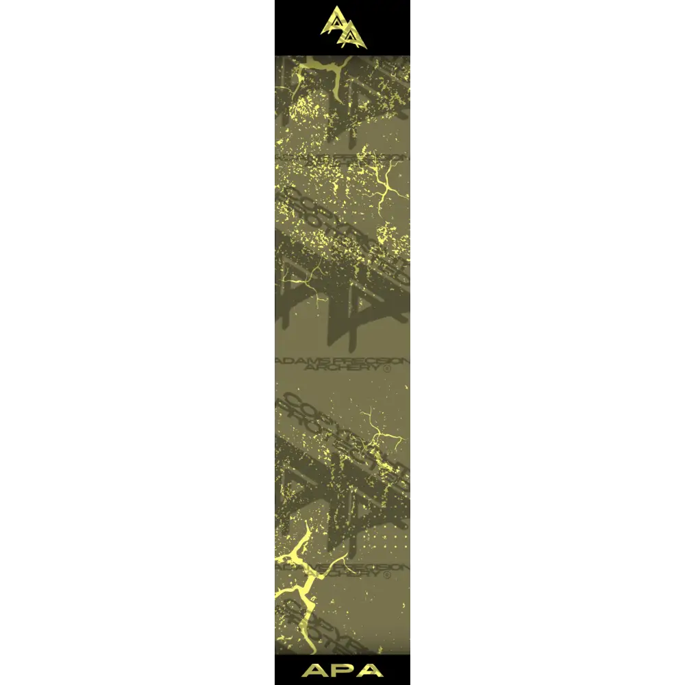 APA YELLOW SHATTERED SERIES ARROW WRAP OD GREEN