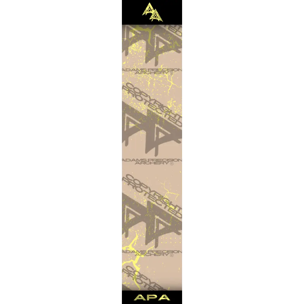 APA YELLOW SHATTERED SERIES ARROW WRAP SAND