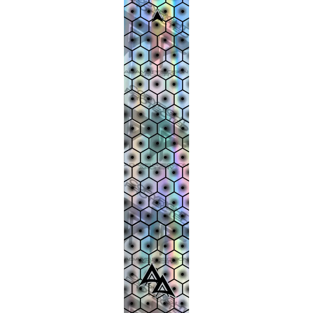 BULLSEYE HOLOGRAPHIC | WHITE SIZE: 1’’ X 5’’ OVERSTOCK