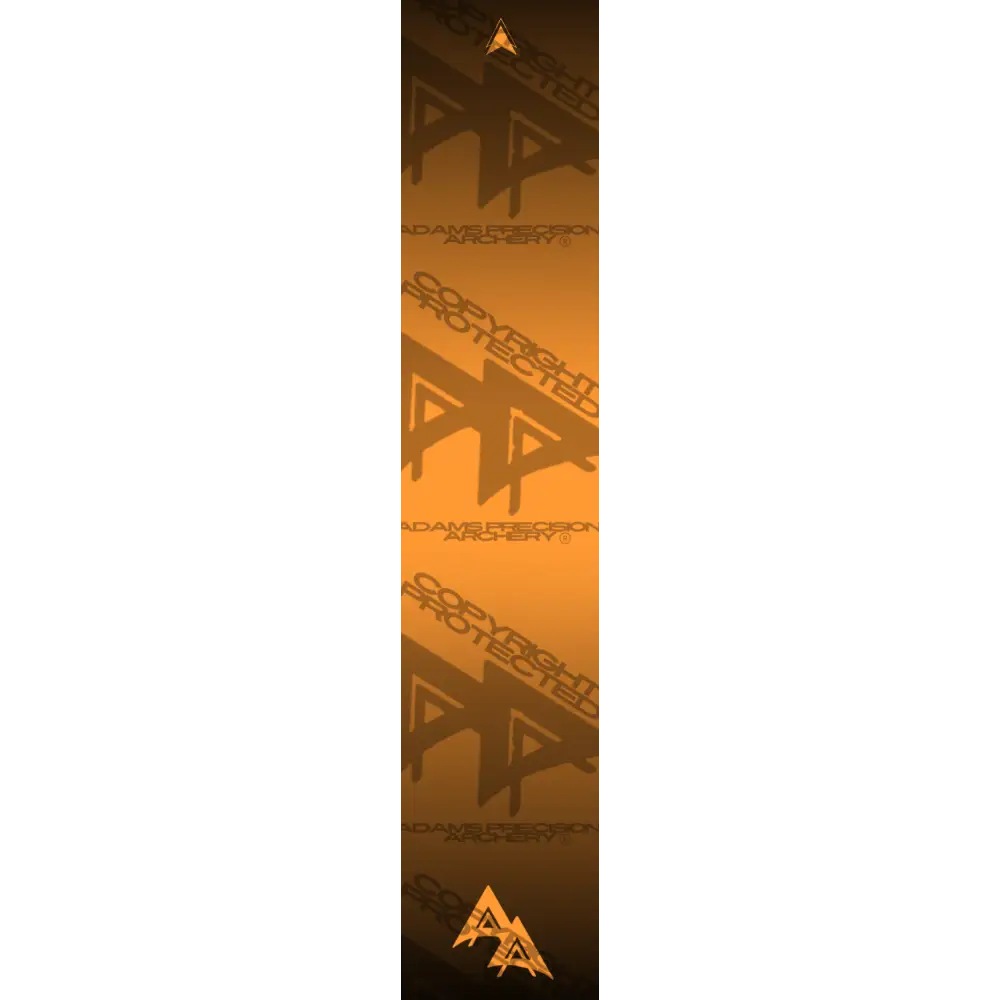 DISSOLVING COLOR 2.0 SERIES ARROW WRAPS - FLO ORANGE FLUORESCENT