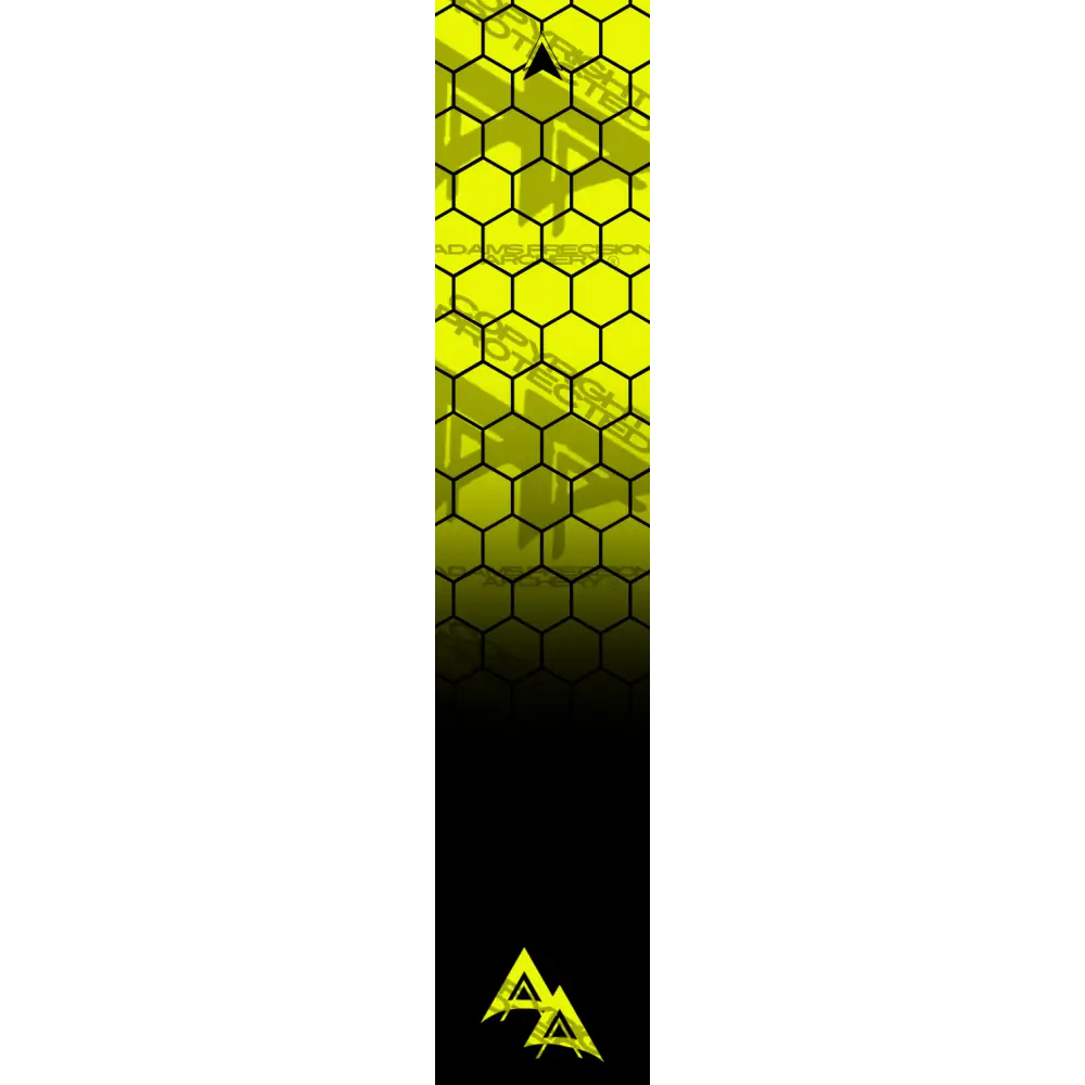 HEX FADE BLACK FLO YELLOW SIZE:.85’’ X 5’’ OVERSTOCK