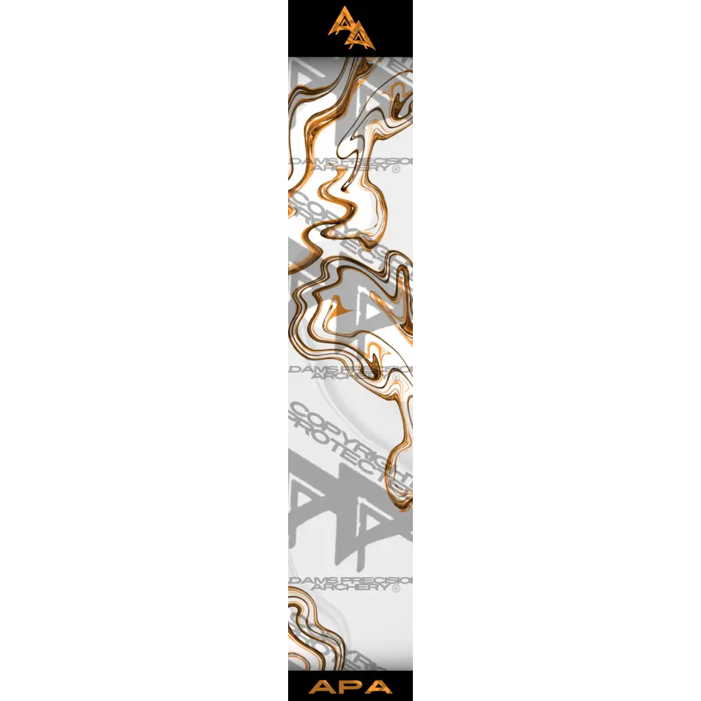 SMOKE TOPO SERIES ARROW WRAPS - ORANGE MATTE (STANDARD)