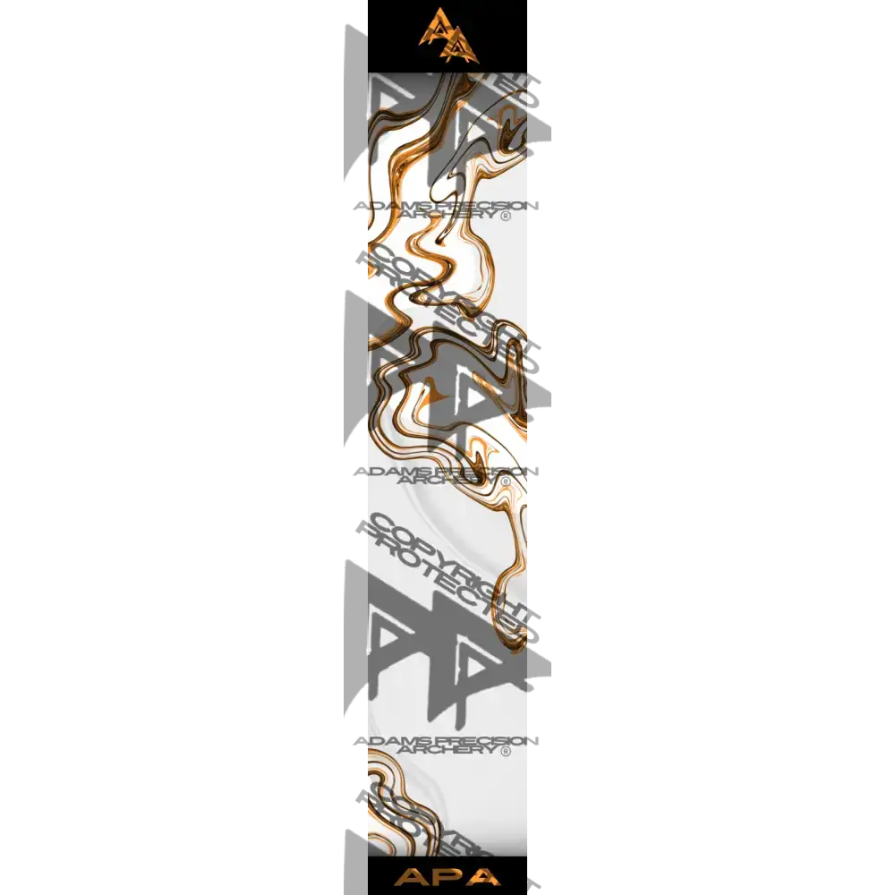 SMOKE TOPO SERIES ARROW WRAPS - ORANGE MATTE (STANDARD)