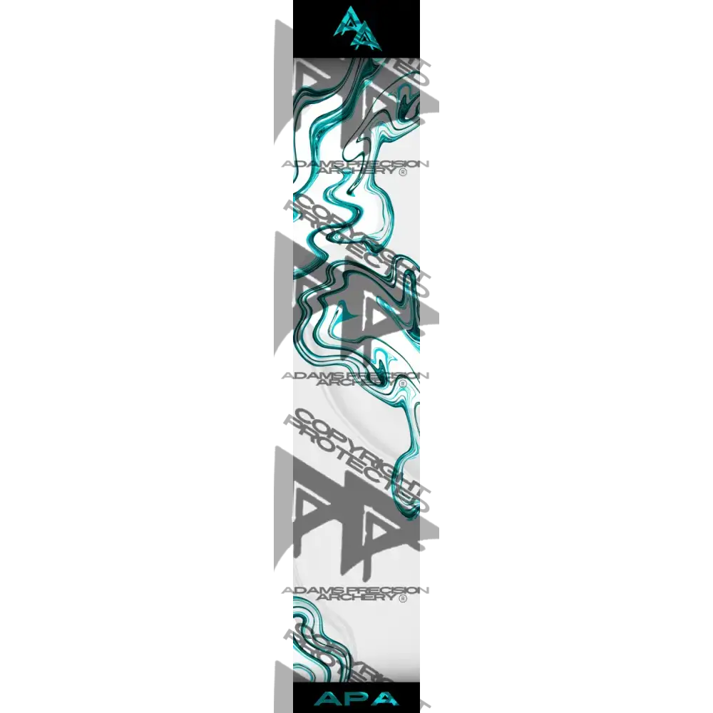 SMOKE TOPO SERIES ARROW WRAPS - TEAL MATTE (STANDARD)