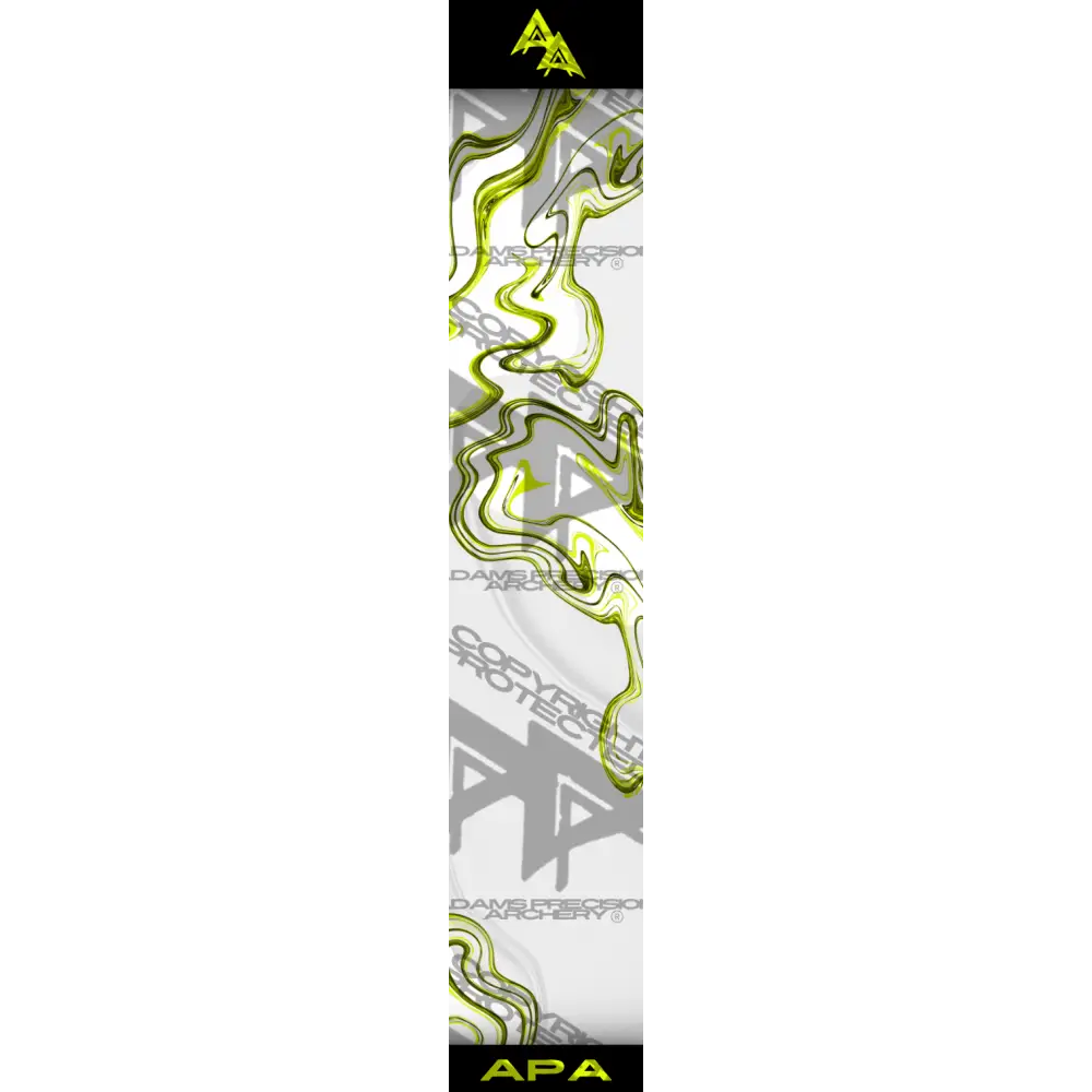 SMOKE TOPO SERIES ARROW WRAPS - YELLOW MATTE (STANDARD)