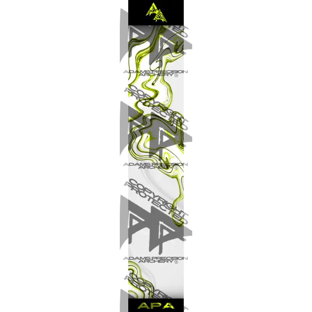 SMOKE TOPO SERIES ARROW WRAPS - YELLOW MATTE (STANDARD)