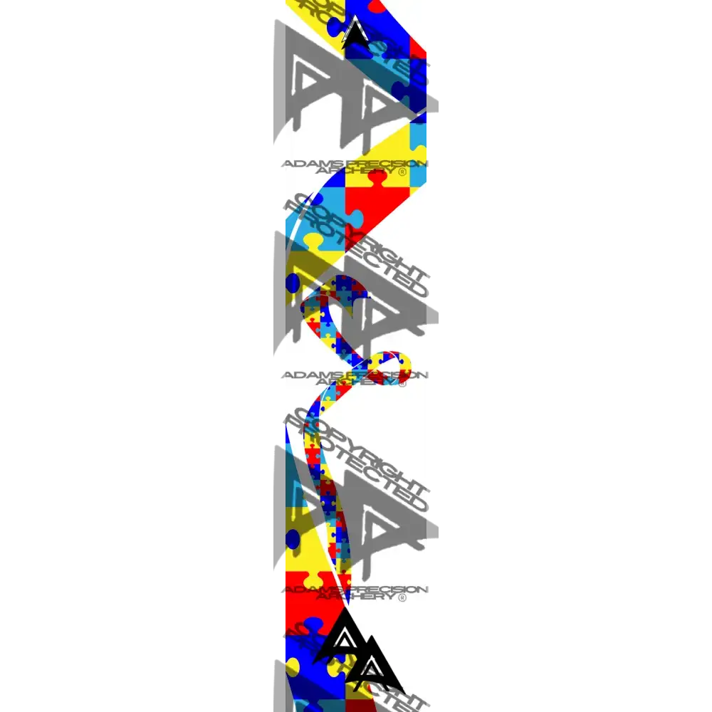 SUPPORT RIBBON AUTISM SERIES ARROW WRAPS MATTE (STANDARD) All SERIES