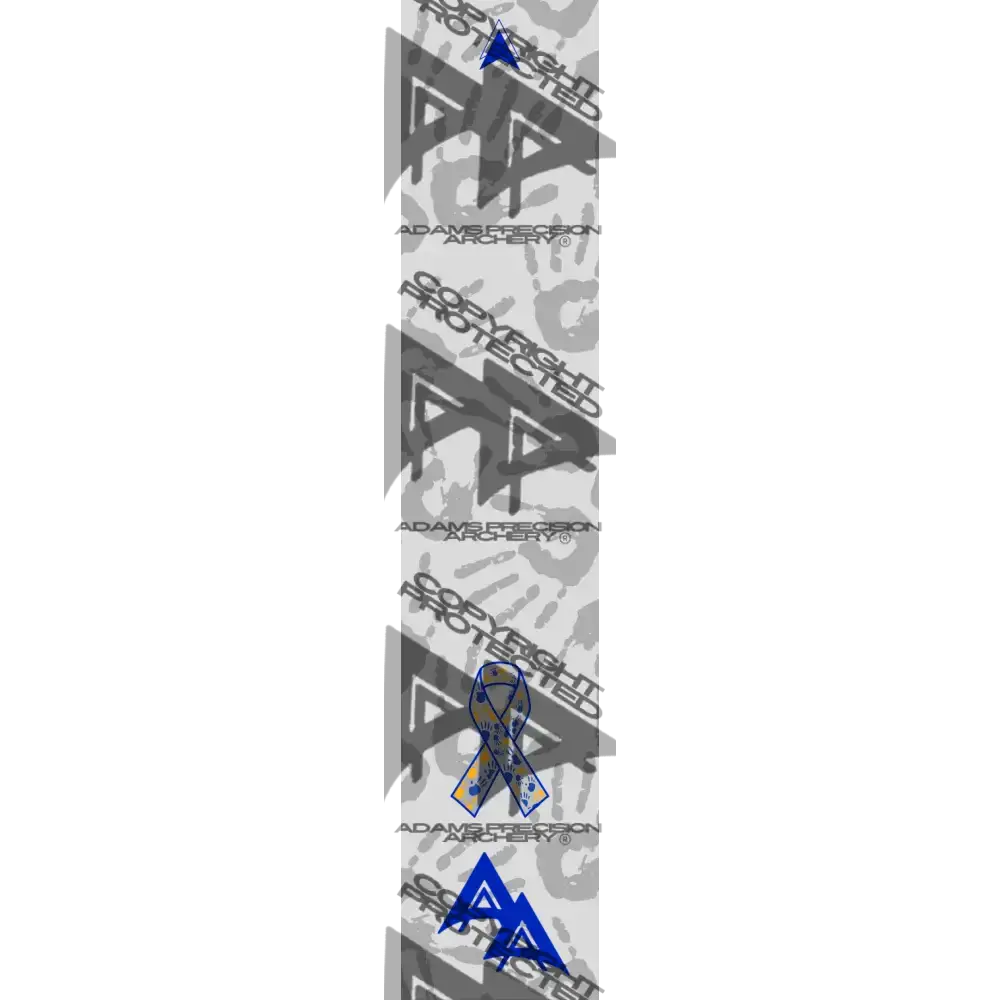 SUPPORT RIBBON DOWN SYNDROME SERIES ARROW WRAPS MATTE (STANDARD) All SERIES